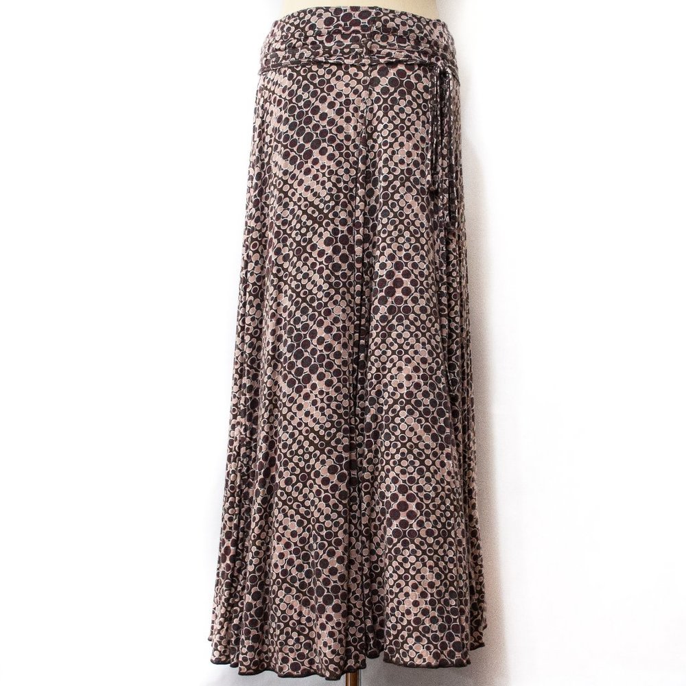 Lapis | Patterned Maxi Skirt | L